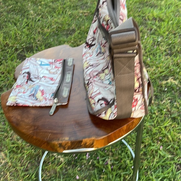 LeSportsac  Disney tinker bell classic hobo  crossbody with pouch - Picture 2 of 11